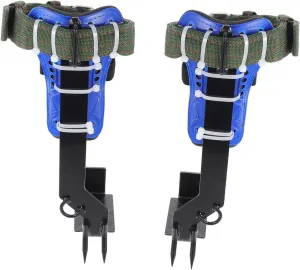 FAVOMOTO 1 Pair Tree Climbing Gear Durable Tree Climbing Spikes for Outdoor Activities Easy to Use Climb Tools for Beginners for Nest and Logging Slipping Design