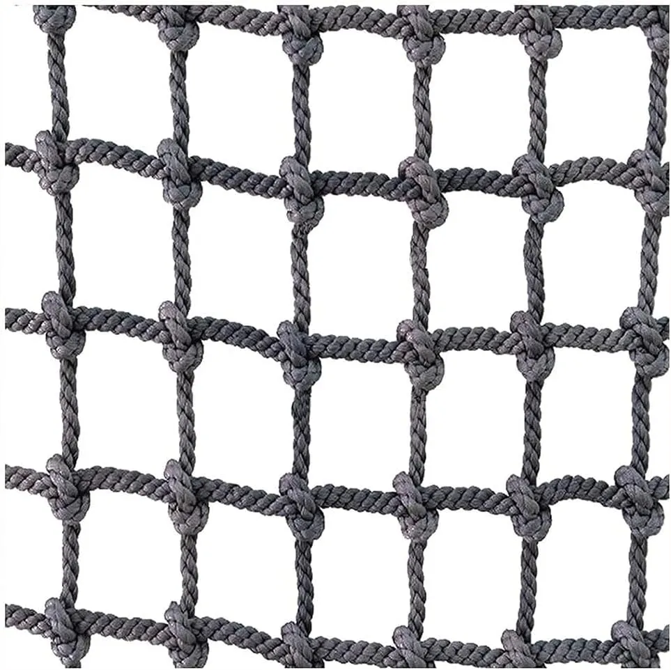 Fence Nets Climbing Netting Automotive Cargo Nets Heavy Duty Rope Cargo Net Anti-Wear Balcony Railing Protection Fence Net Children Outdoor Climbing Net (Size : 1X7m/3.3X22.97ft)