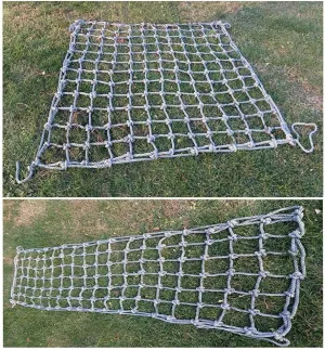 Fence Nets Climbing Netting Automotive Cargo Nets Heavy Duty Rope Cargo Net Anti-Wear Balcony Railing Protection Fence Net Children Outdoor Climbing Net (Size : 1X8m/3.3X24.25ft)