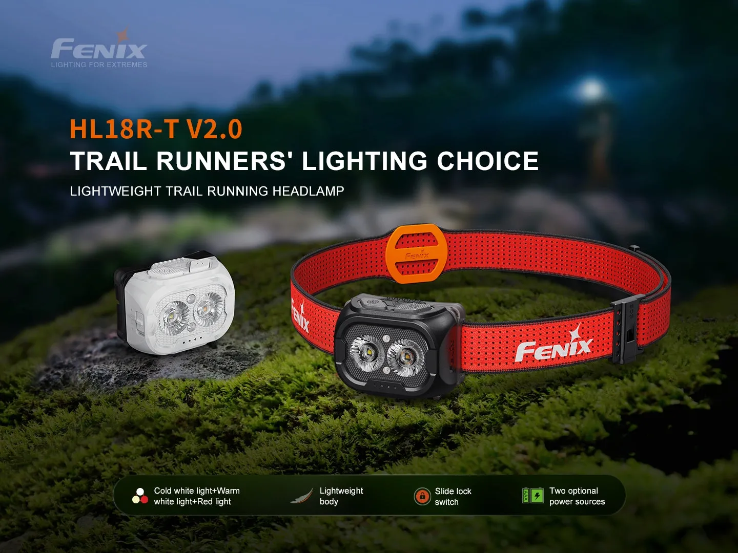 FENIX HL18RT Rechargeable Headlamp 800 Lumens