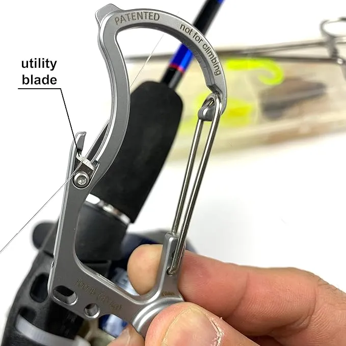 Firebiner 6-in-1 Fire-Starting Carabiner EDC Emergency Multitool -Keychain,Utility Blade,Bottle Opener,& More
