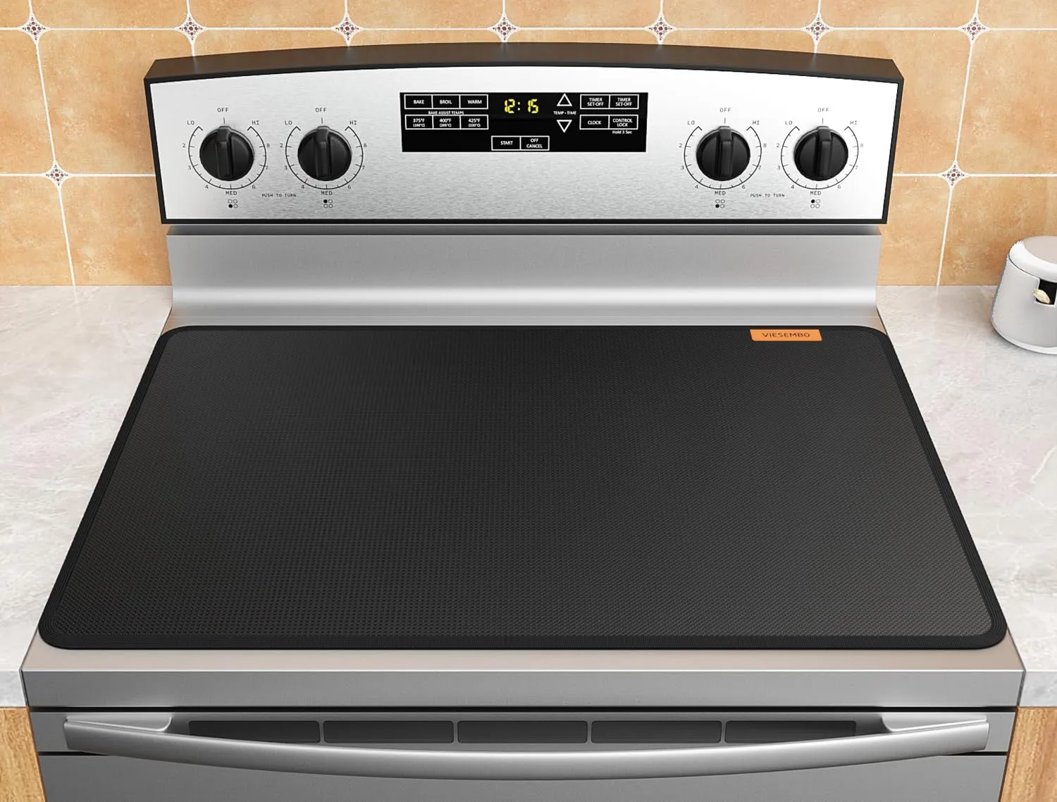 Fireproof Stove Cover, Heat Resistant Stove Top Covers for Electric Stove, 30x21 Inch Glass Stove Top Cover Oven, Waterproof Cooktop Cover, Electric Stove Top Cover Mat, Glass Stove Top Protector