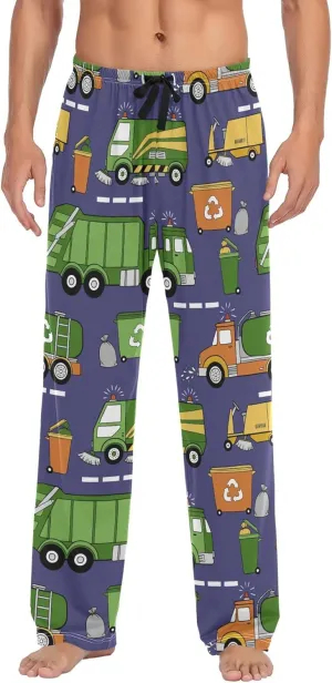 Fisyme Mens Pajama Pants Men's Pajama Bottoms Soft Sleep Lounge Pj Pants with Pockets