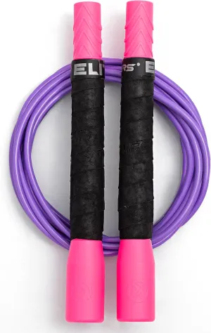 Fit Plus Pro Freestyle PVC Jump Rope for Tricks - Unbreakable 8" Long Handles with Non-Slip Grip Tape - Premium Adult Jump Ropes for Fitness - Lightweight Cardio Boxing Skipping Jump Rope