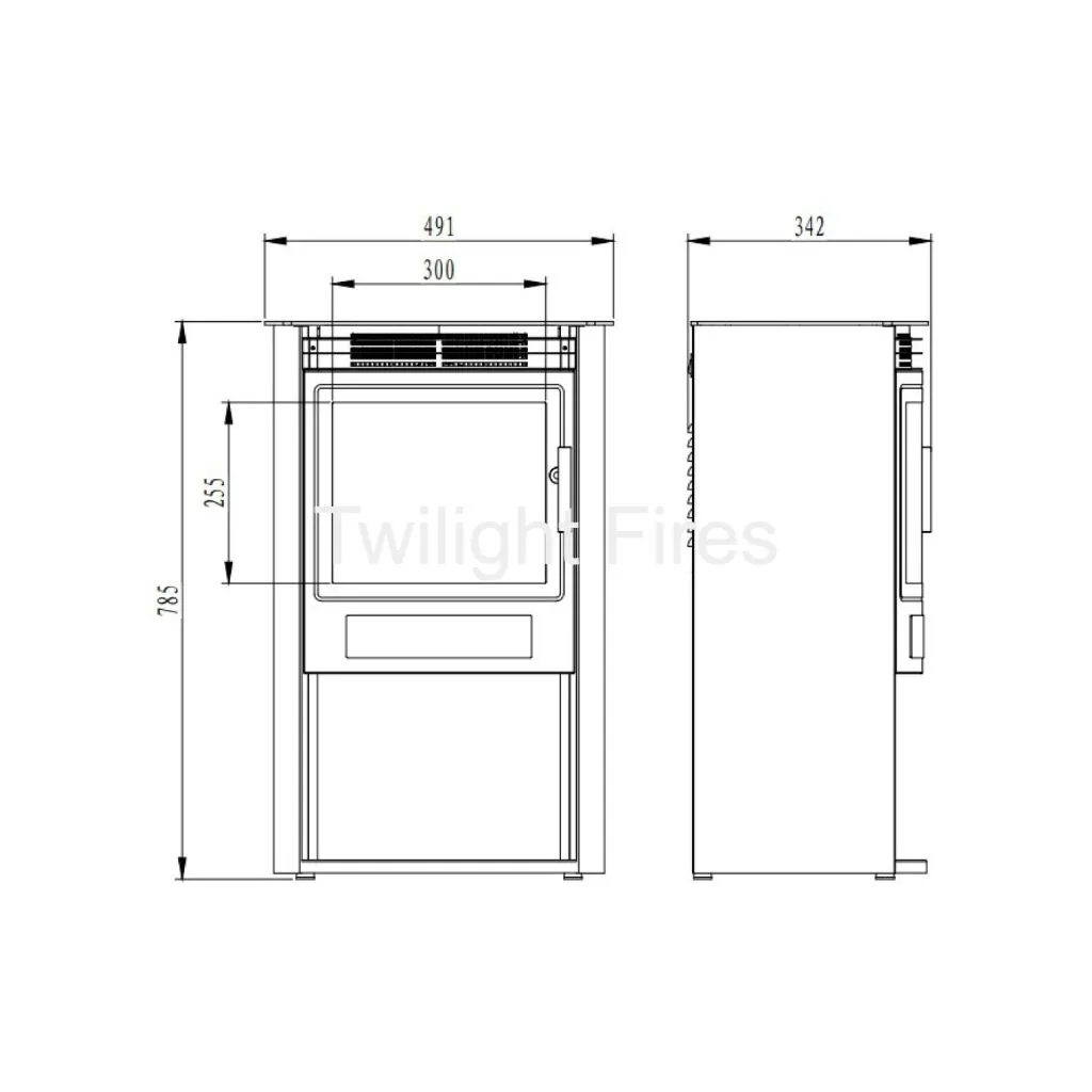 Flametek Alto T Electric stove