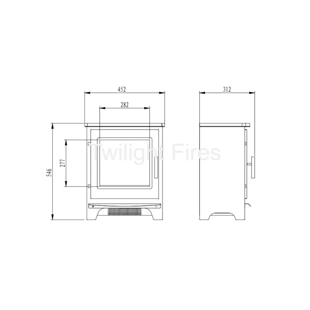 Flametek Milo Electric stove