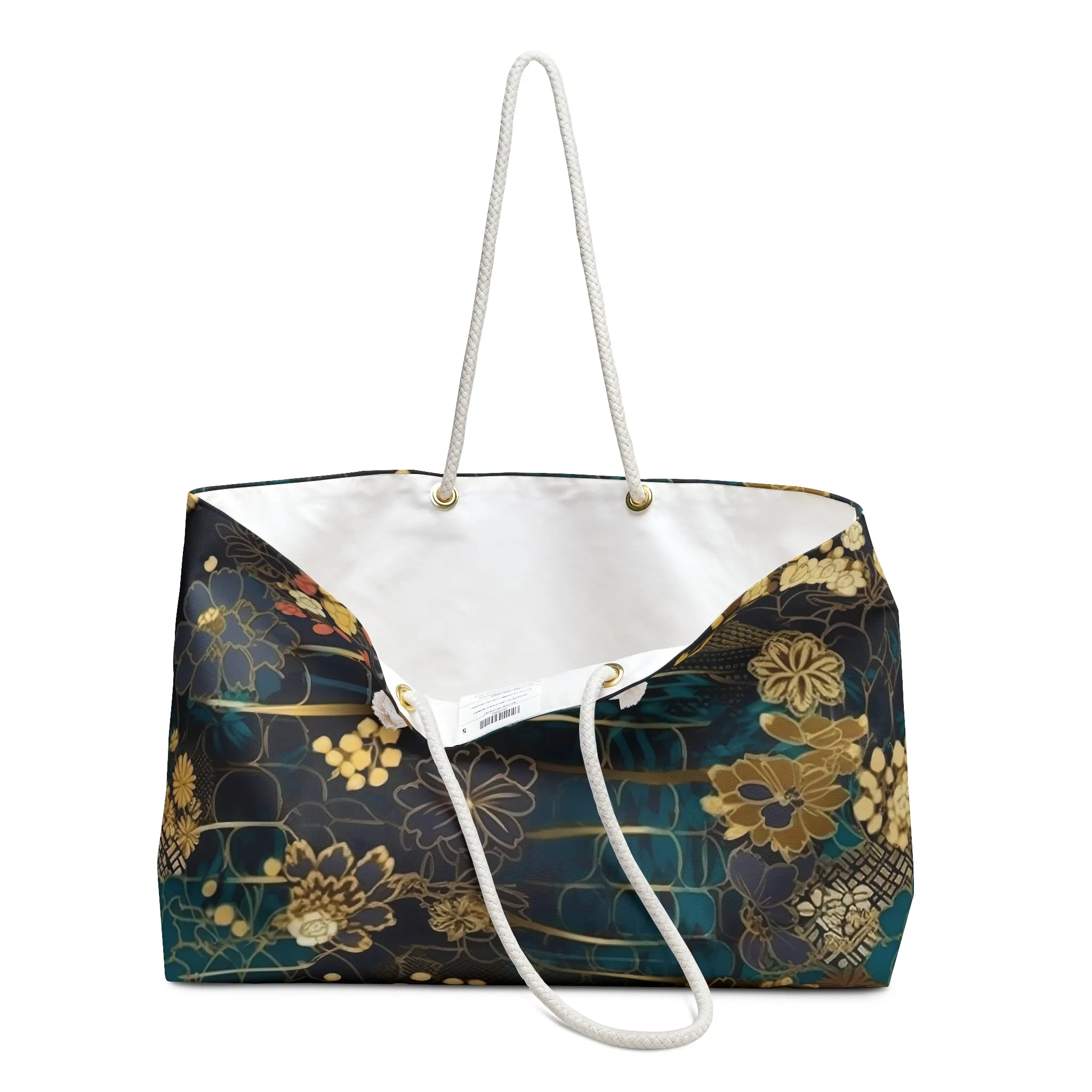 Floral Fusion Weekender Bag - Perfect for Travel & Weekend Getaways