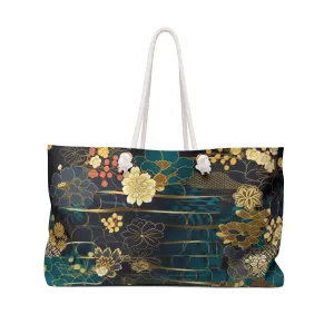Floral Fusion Weekender Bag - Perfect for Travel & Weekend Getaways
