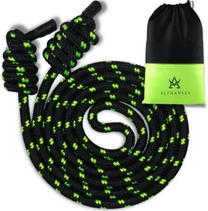 Flow Rope Exercise Jump Ropes for Home Gym Cardio - Jump Rope for Fitness for Men & Women - Boxing & MMA Full Body Workout