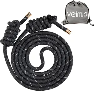 Flow Rope for Fitness High Performance Double Woven Workout Rope Adjustable Flow Jump Rope for Men Women Training Indoor Outdoor Cardio Exercise Rope for beginner