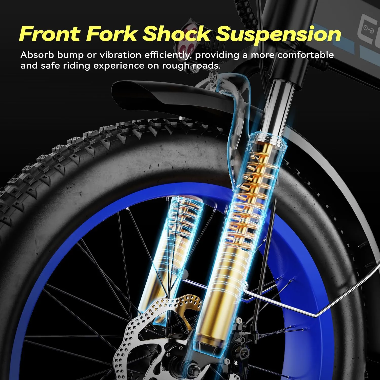 Foldable Electric Bike for Adults, 30 MPH, 48V 20Ah Removable Battery up to 80Miles, 20" Fat Tire Peak 1000W Motor Dirt Ebike Adult Electric Bicycle for City Commute Beach Mountain Adventurous E Bike