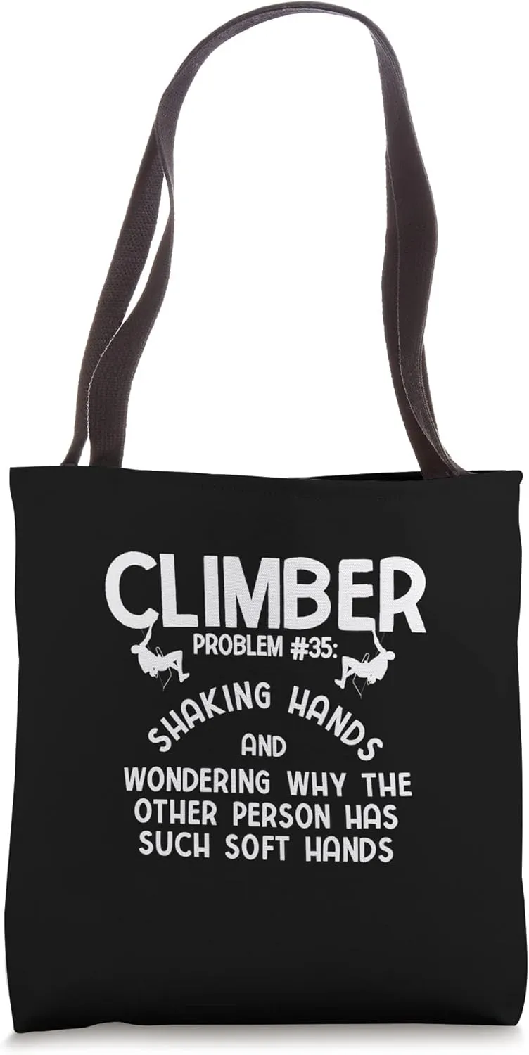 Free Climbing Boulder Tote Bag