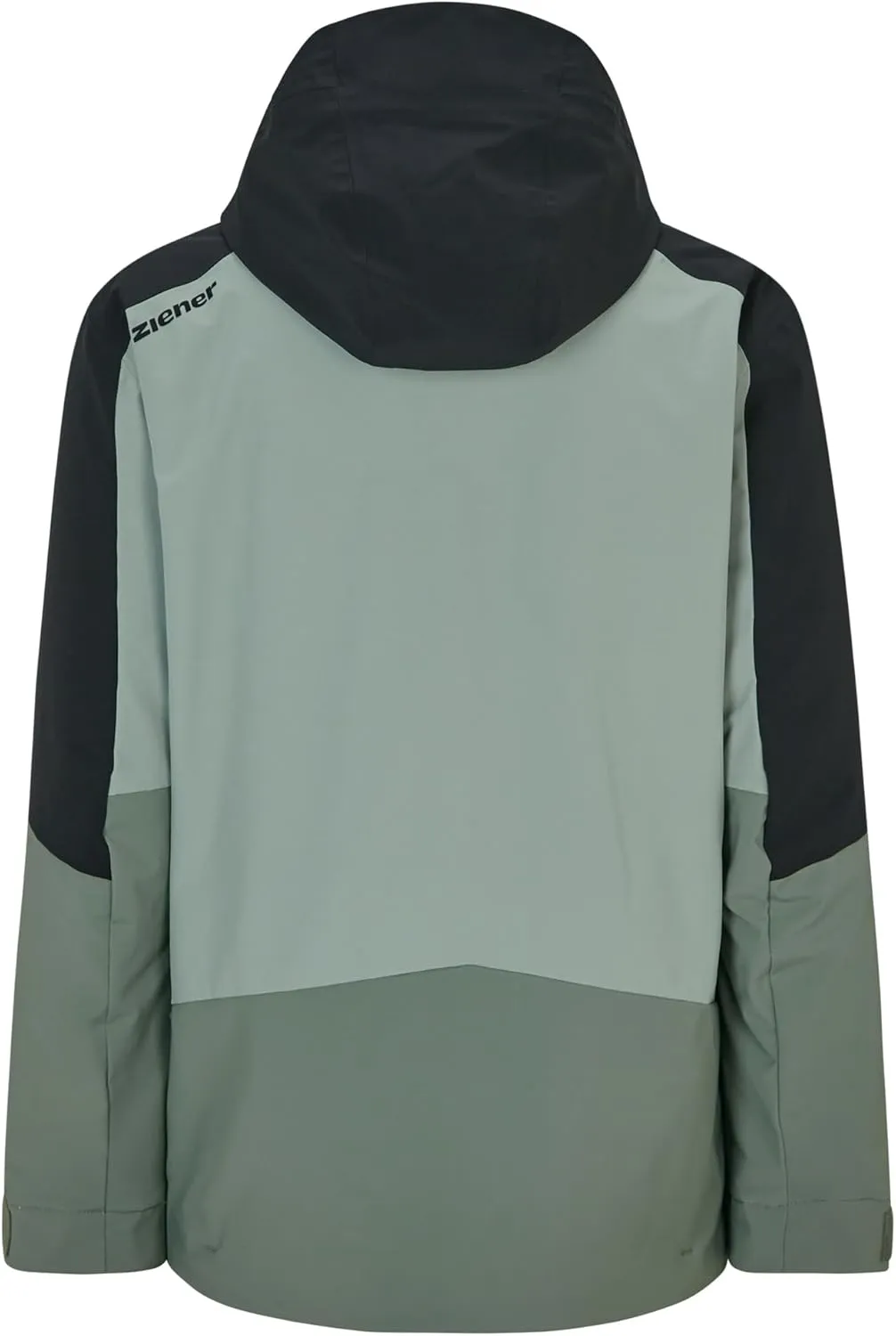 Freeride Mens Ski Jacket TRIGLAV Green mud