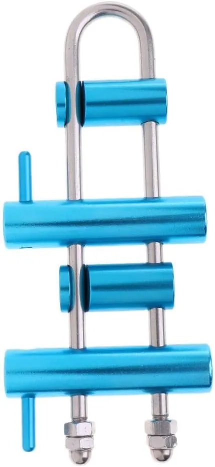 Friction Rack Descender for Climbing and Rappelling