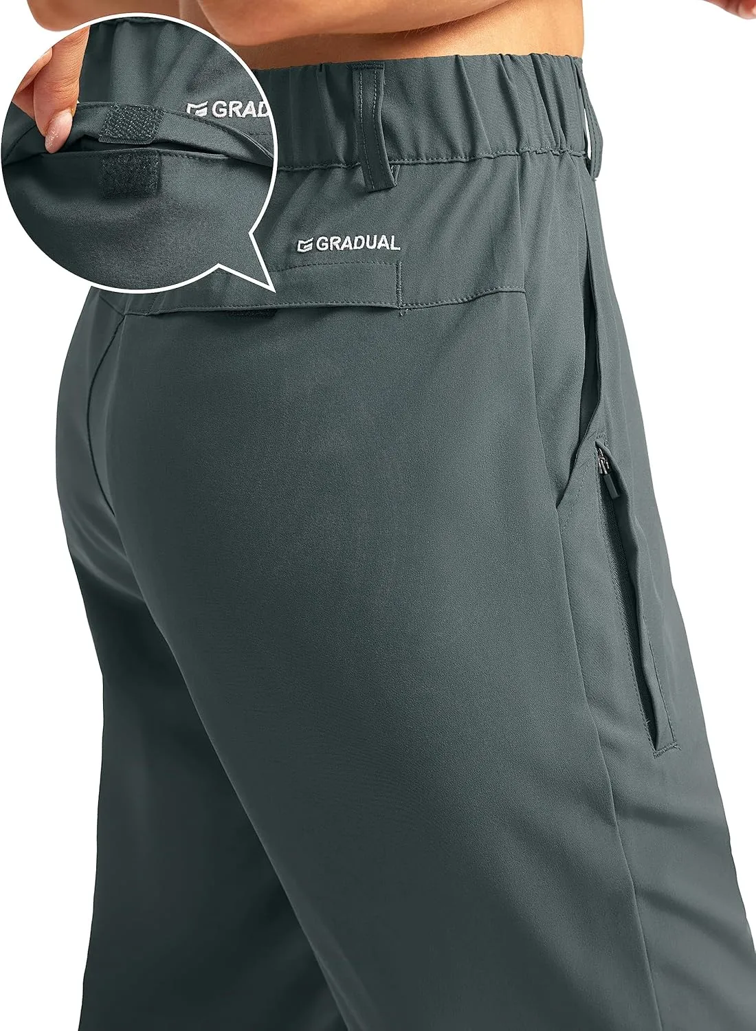 G Gradual Women's Long Hiking Cargo Shorts 13" Knee Length Lightweight Quick Dry Bermuda Shorts for Women with 5 Pockets