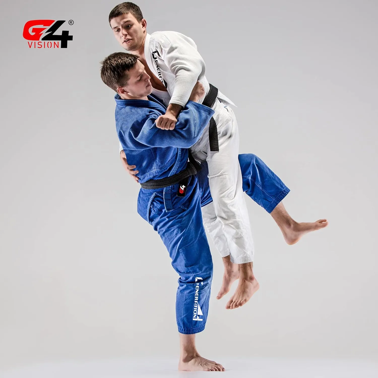 G4 VISION BJJ Jiu Jitsu Gi Mens Kids Brazilian Uniforms Suits Jujitsu Adult Uniform Preshrunk Youth Blue Black White Pink