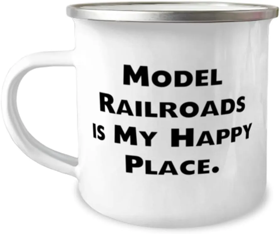 Gag Model Railroads Gifts, Model, Gag Birthday 12oz Camper Mug Gifts Idea For Men Women, Model Railroads Gifts From Friends, Model trains, Train sets, Toy trains, Wooden trains, Electric trains