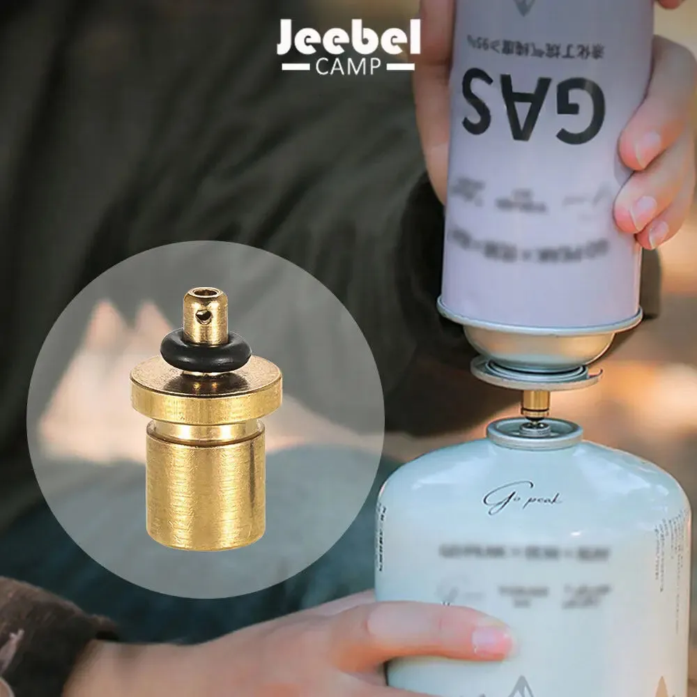 Gas Refill Adapter for Outdoor Camping Stove Gas Cylinder Gas Tank Gas Burner Accessories Hiking Inflate Butane Canister