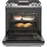 GE JCGSS66SELSS / JCGSS66SEL5SS Gas Range, 30 inch Exterior Width, 4 Burners, 5.4 cu. ft. Capacity, Storage Drawer, 1 Ovens, Stainless Steel colour. Rf