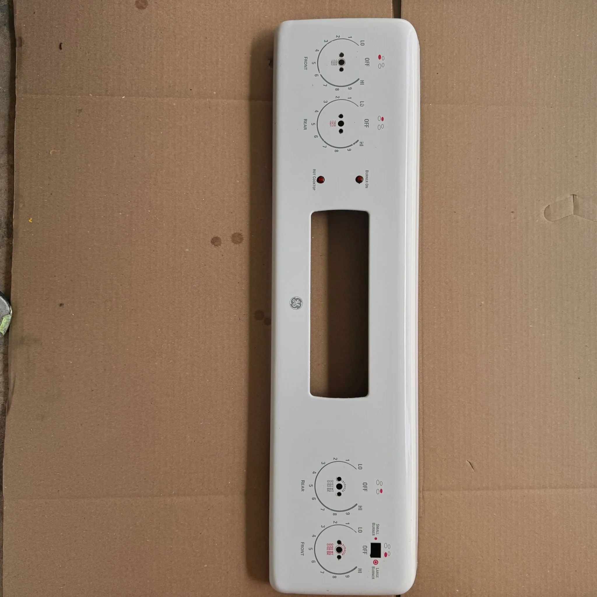 GE Range Control Panel WB36T10267