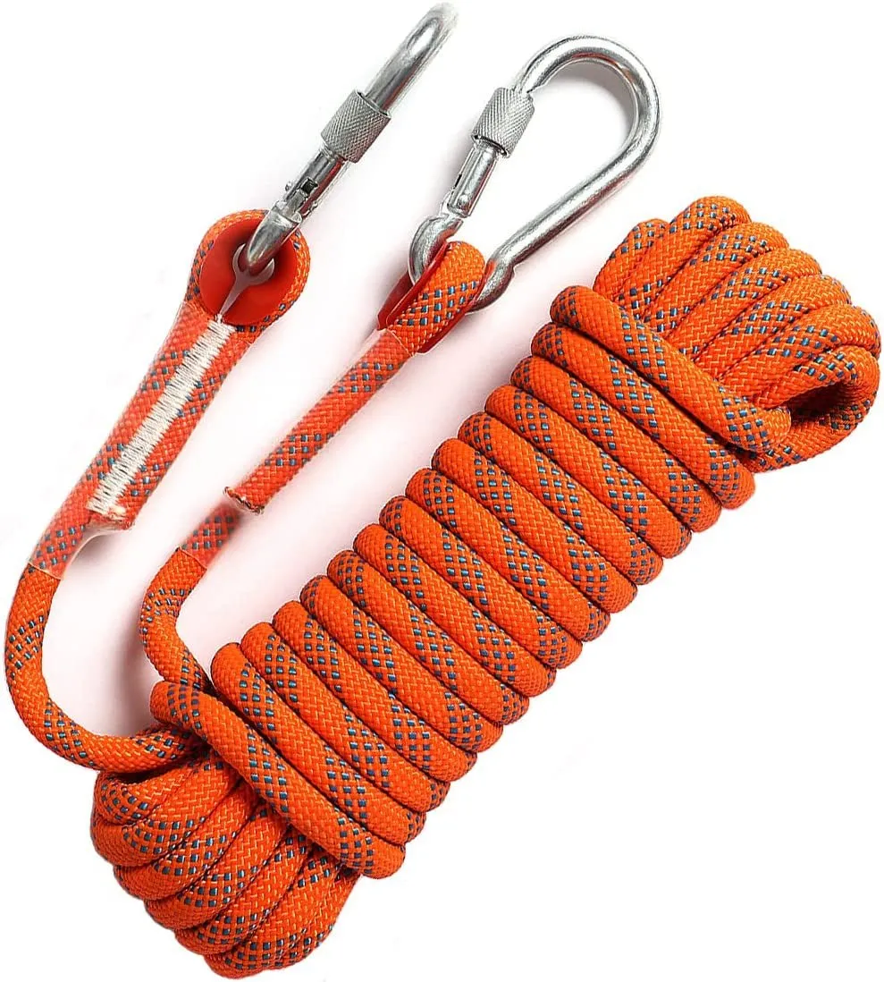 Ginee static climbing rope 35ft-250ft, 10mm/16mm diameter