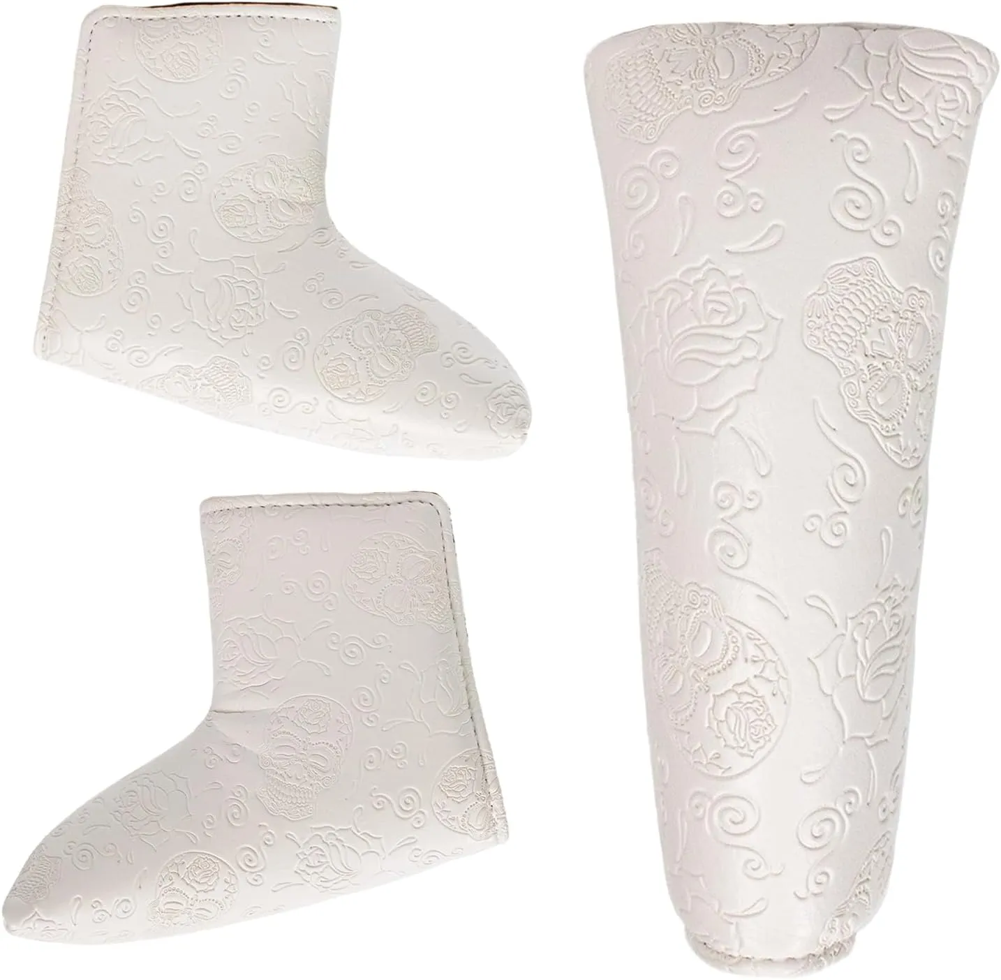 Golf Club Covers Fairway Wood Head Covers Hybrid Club Covers Leather Mallet Putter Covers Blade Head Covers Golf Club Head Covers Available for Most Brands