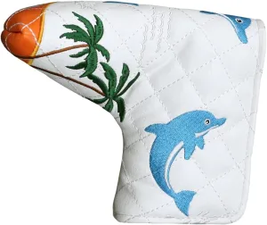 Golf Head Covers Blade Putter Cover Headcover Magnetic Closure Embroidered Fit for Most Brands Scotty Cameron Odyssey Blade Taylormade Ping ect.