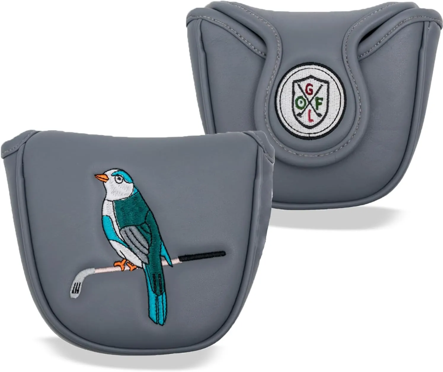 Golf Mallet Putter Cover, Golf Club Cover with Strong Magnetic Closure, PU Leather Waterproof Golf Putter Cover for Scotty Cameron Taylormade Odyssey