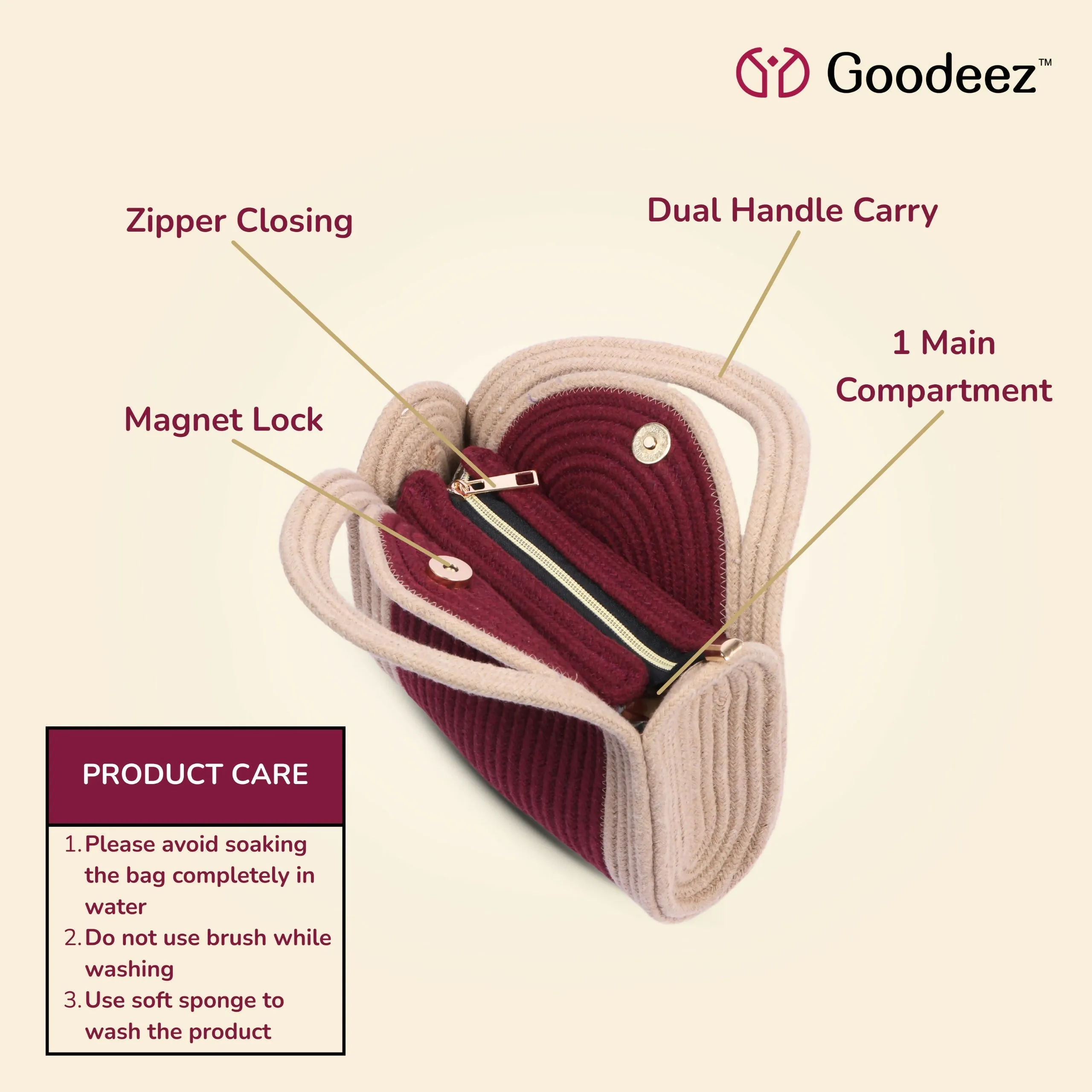 Goodeez Mulberry Mini Handle bag