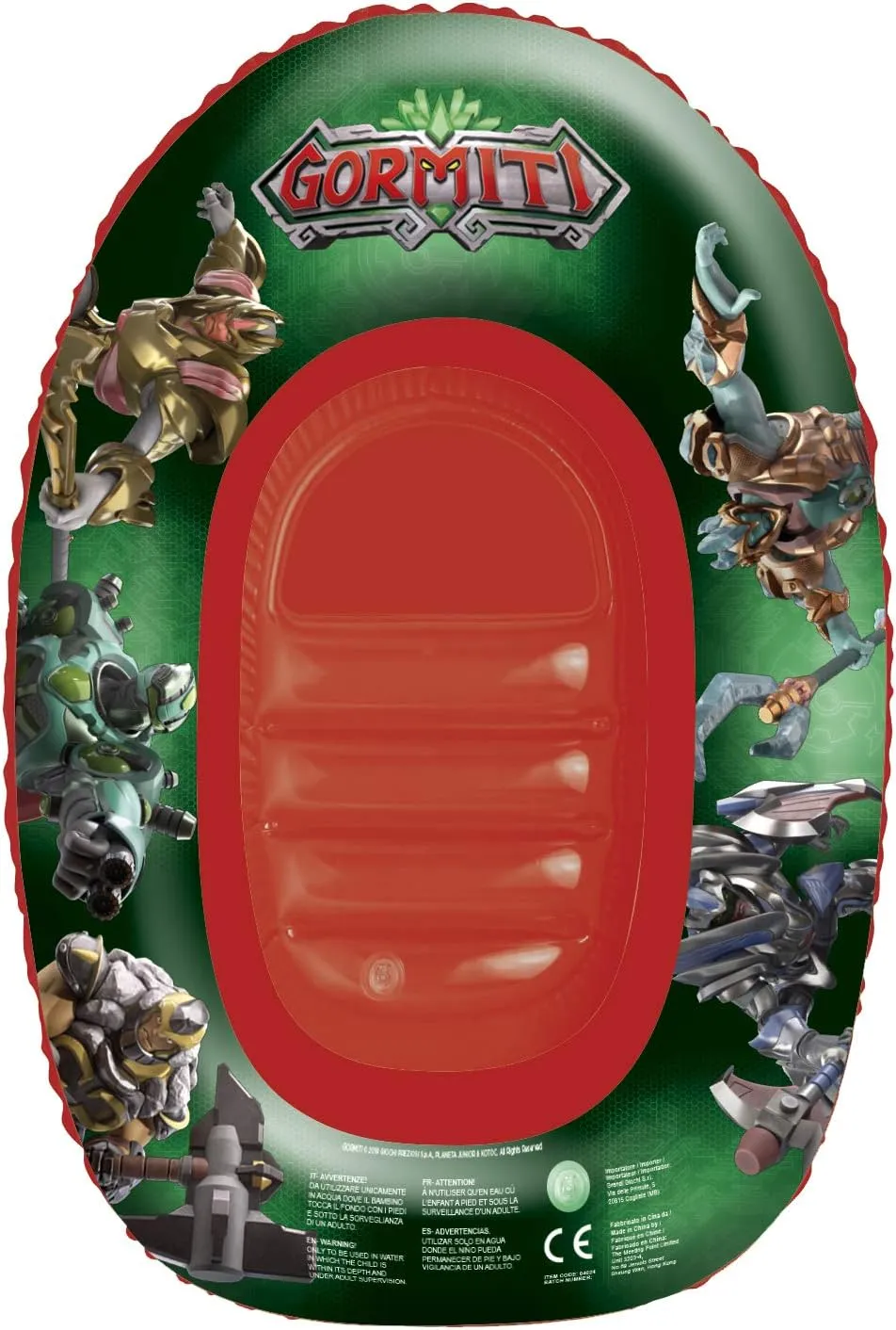 Gormiti 8005124040248 Inflatable Dinghy, 100 x 67 cm, Colour 3