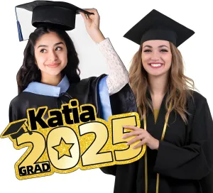Graduation Custom Big Head Cutout, Customize Giant Fat Heads, Fun Fathead Cardboard, Personalized Face Signs, Photoshoots Prop, 1 Piece, Coroplast, Up to 36” Tall, 3 Sizes