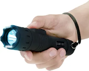 Guard Dog Security Stealth Compact Stun Gun Flashlight, Maximum Voltage, Holster Included, Rechargeable