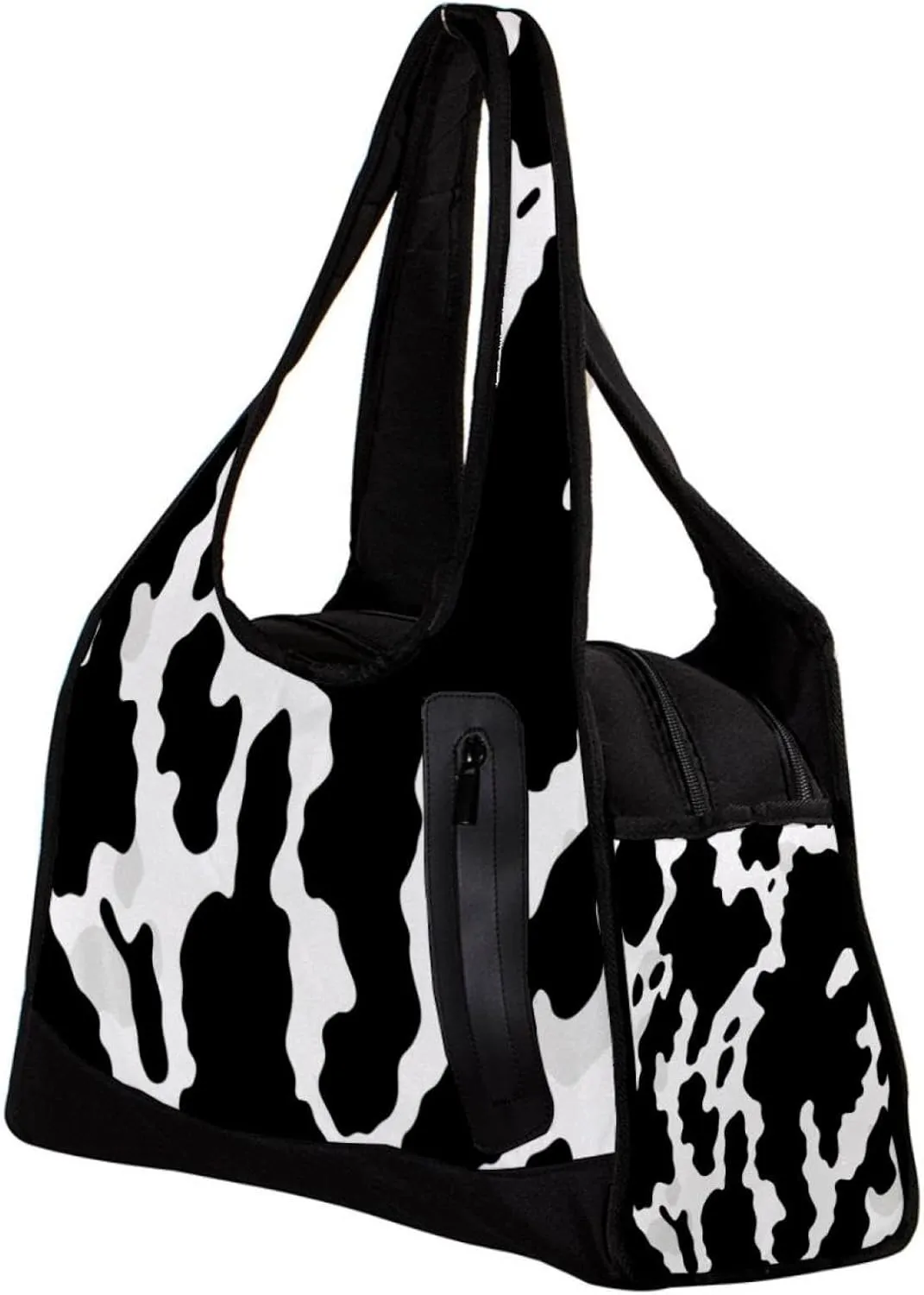 Gym Bag for Women,Small Gym Bag for Men,Cow Texture,Overnight Bag