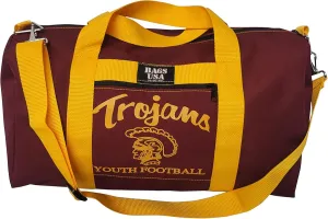 Gym Bag Sport Cheerleader Bag With Side Pocket, Durable and Made in USA