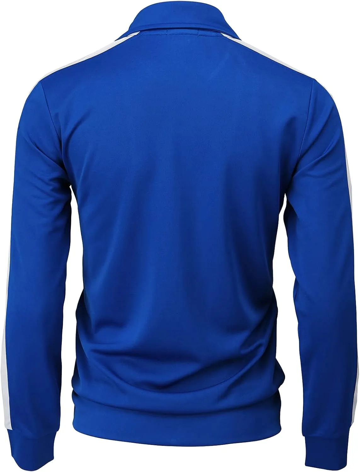 H2H Mens Active Slim Fit Track Lightweight Jacket Zip-up Long Sleeve