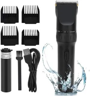 Hair Clippers, Cordless Rechargeable Hair Trimmer for Families,8-Piece Electric Haircut Kit for Beginners,Valentines Day Surprise for him