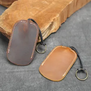 Handmade Leather Key Bag – Durable Hanging Rope Keychain