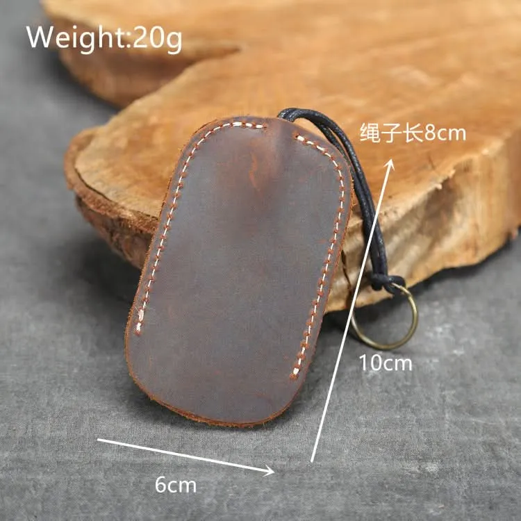 Handmade Leather Key Bag – Durable Hanging Rope Keychain