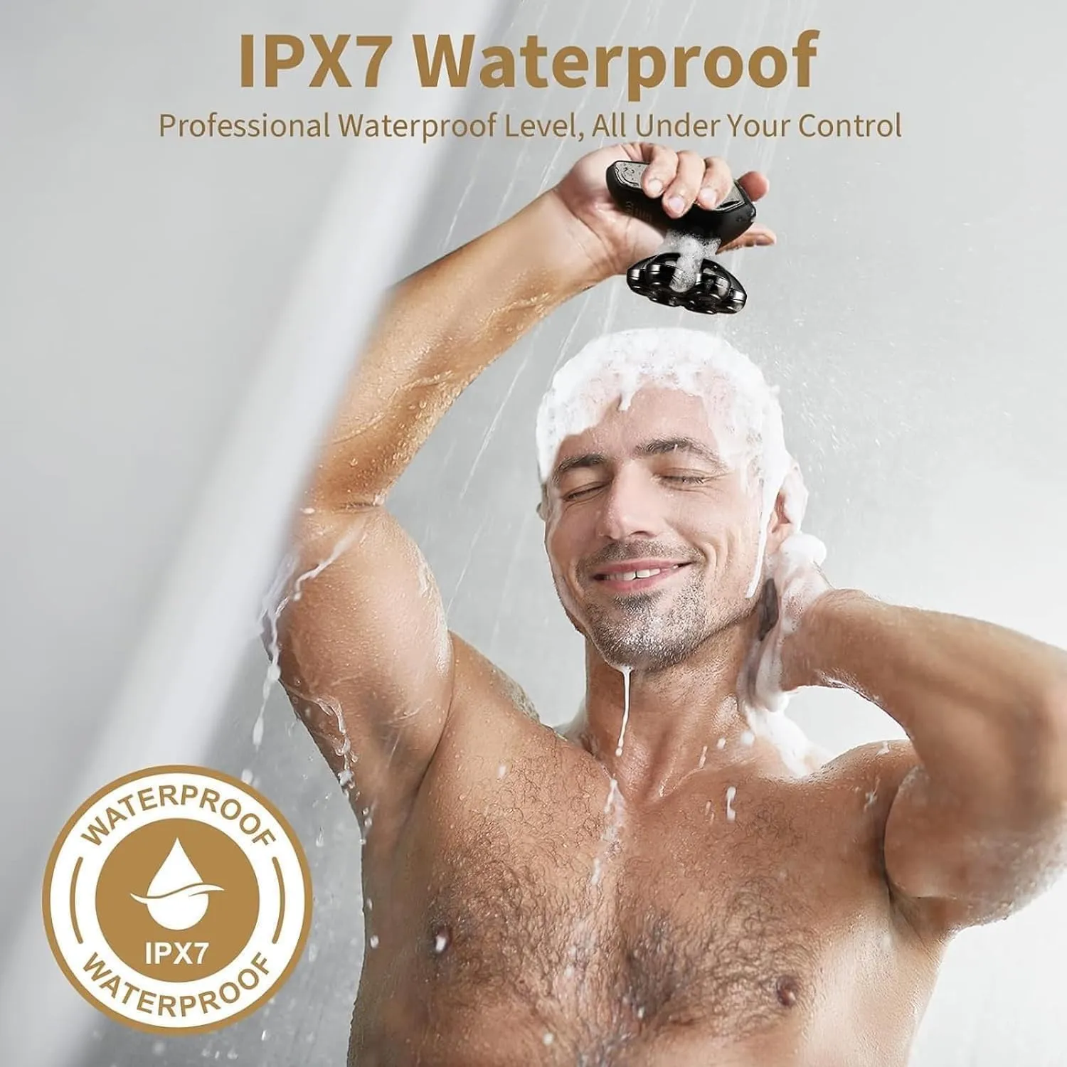 Head Shavers for Bald Men: 5-in-1 Electric Razor - IPX7 Waterproof Shaving Grooming Kit for Balder - LED Display & Precision Blades
