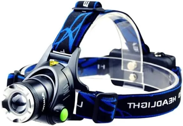 Headlight Head-Mounted Glare Rechargeable Zoom Flashlight Night Fishing Light Fishing Light Outdoor Led Miner Headlight