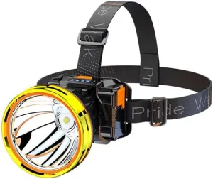 Headlight Strong Light Charging Head-Mounted Lighting Lithium Battery Flashlight Long-Range Outdoor Night Fishing Led Miner's Lamp