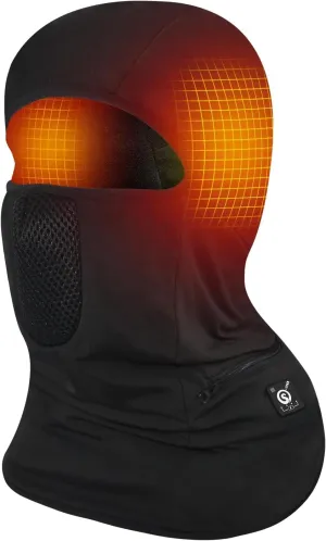 Heated Ski Mask, Windproof Balaclava Face Mask for Women & Men, Heated Hat for Motorcycle Riding