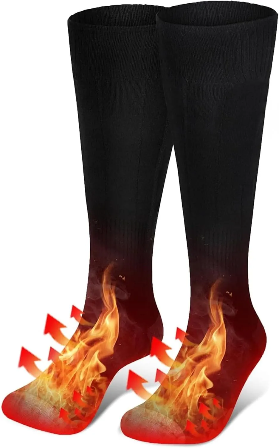 Heated Socks for Men/Women Rechargeable Electric Socks Cold Weather Socks Washable Electric Thermal Warming Socks for Outdoor Working/Hunting/Winter Skiing/Camping（Battery Not Include