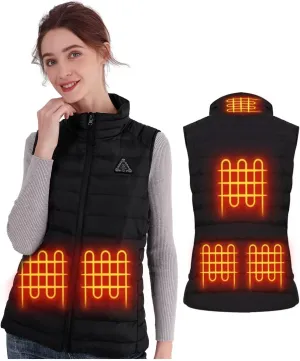 Heated Vest Women, Lightweight Electric Heating Jacket, (𝐁𝐚𝐭𝐭𝐞𝐫𝐲 𝐏𝐚𝐜𝐤 𝐧𝐨𝐭 𝐈𝐧𝐜𝐥𝐮𝐝𝐞𝐝)