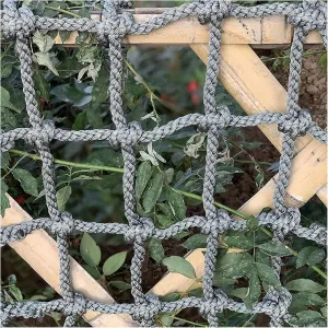 Heavy Duty Climbing Frame Net - Outdoor Playground Safety Hemp Rope Netting, Durable Cargo Jute Rope Nets for Kids, Treehouse, Play Structures(3.3 * 9.8ft)