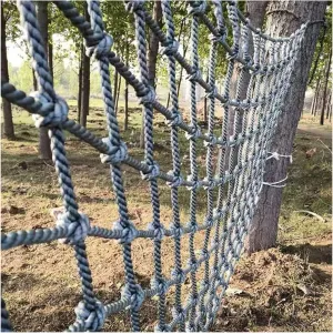Heavy Duty Climbing Netting for Treehouse & Playground, 2Mx5M (6.5FTx16.4FT) Safety Rope Net for Outdoor Adventures, Cargo Net for Trucks & Trailers, Durable & Reliable