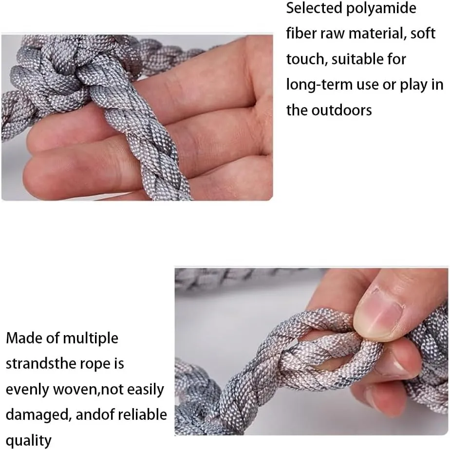 Heavy-Duty Outdoor Climbing Cargo Net - Polyamide Material, Perfect for Kids & Adults, Military-Grade Climbing Net for Balcony, Railing, and Warrior Obstacle Courses(Size:2x4m/6.6x13ft)