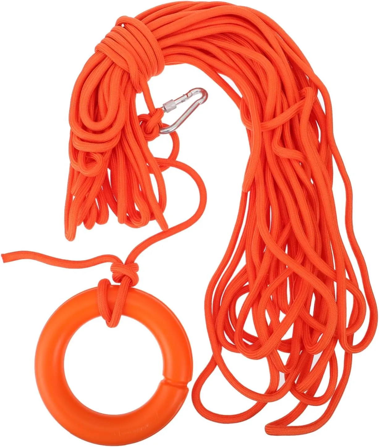 HEMOTON 1 Set Floating Lifeline Safety Rope for Watersports High Visibility Rope for Canoeing Kayaking Swimming Diving Durable and Wear Resistant Rescue Tool