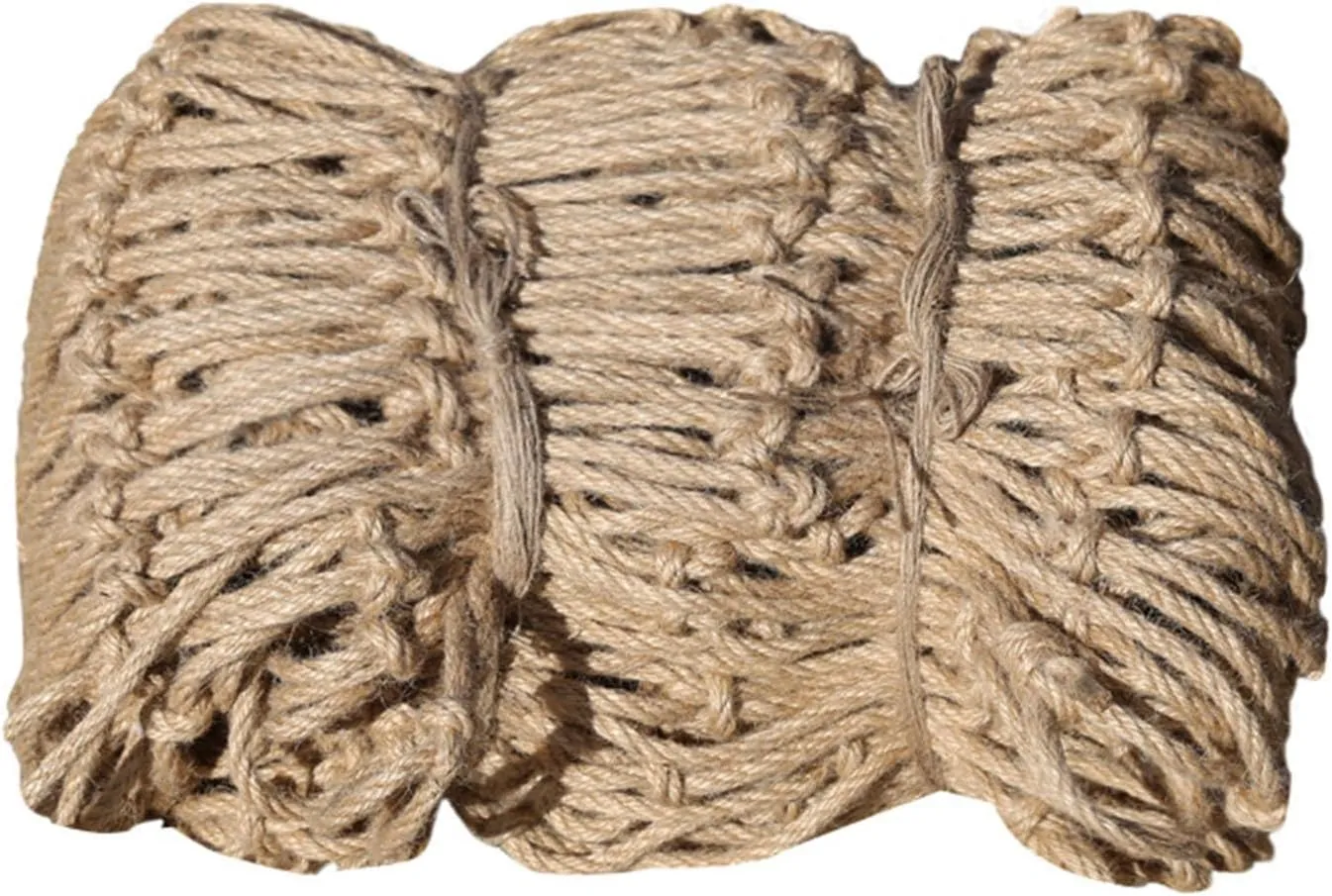 Hemp Rope Playground Protection net 3mm/10cm, Tree House Decoration net, bunk Bed Protection net, Jute Climbing Cargo net, Photo Wall Decoration net,1MX4M(3.3X13.2FT)