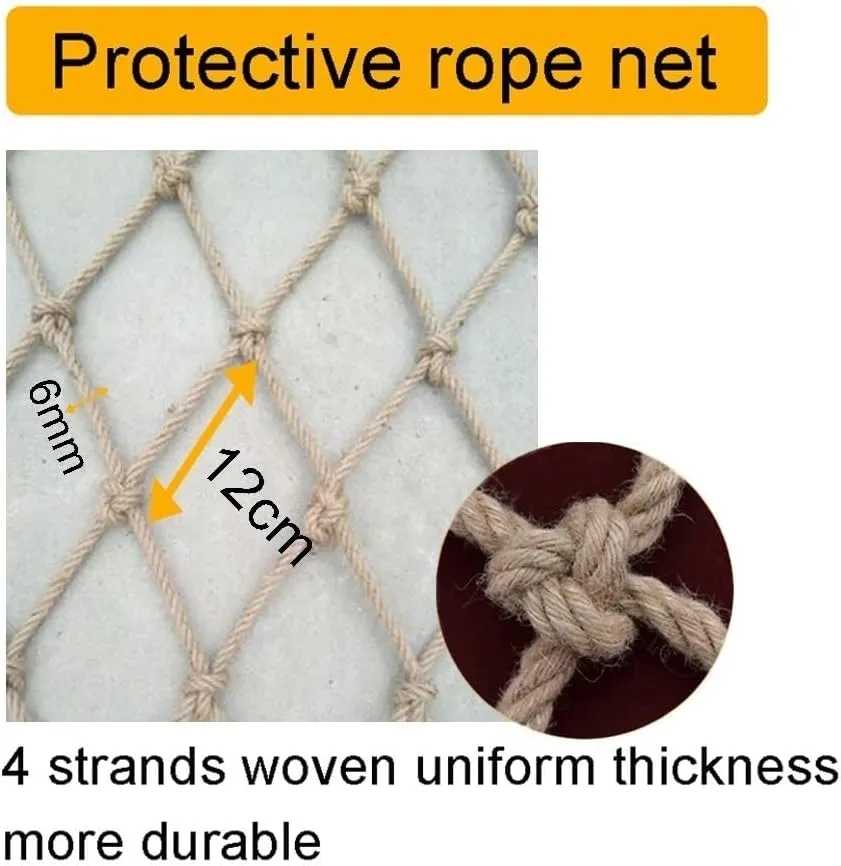 Hemp rope protection net heavy duty climbing net Bird Rope Nets Playground Nets Climbing Nets Safety Nets Tree House Climbing Nets Heavy Cargo Nets Hemp Rope Nets Grids Balcony protection hemp rope ne